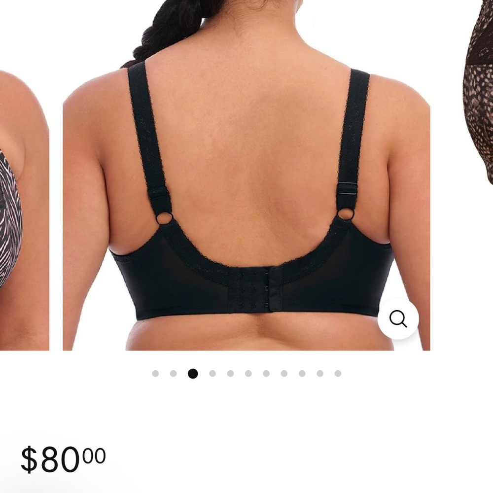 Elomi Morgan Serengeti 3 part cup Full Figure Underwire Bras 38DDD $78 - Picture 3 of 11